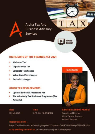 HIGHLIGHTS OF THE TAX LAWS 2021 05.07. 2021